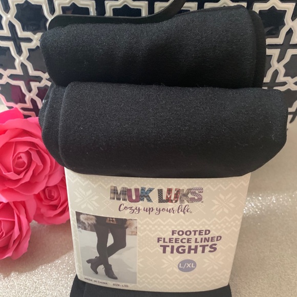 Footed XL fleece lined tights (4) - Picture 6 of 7